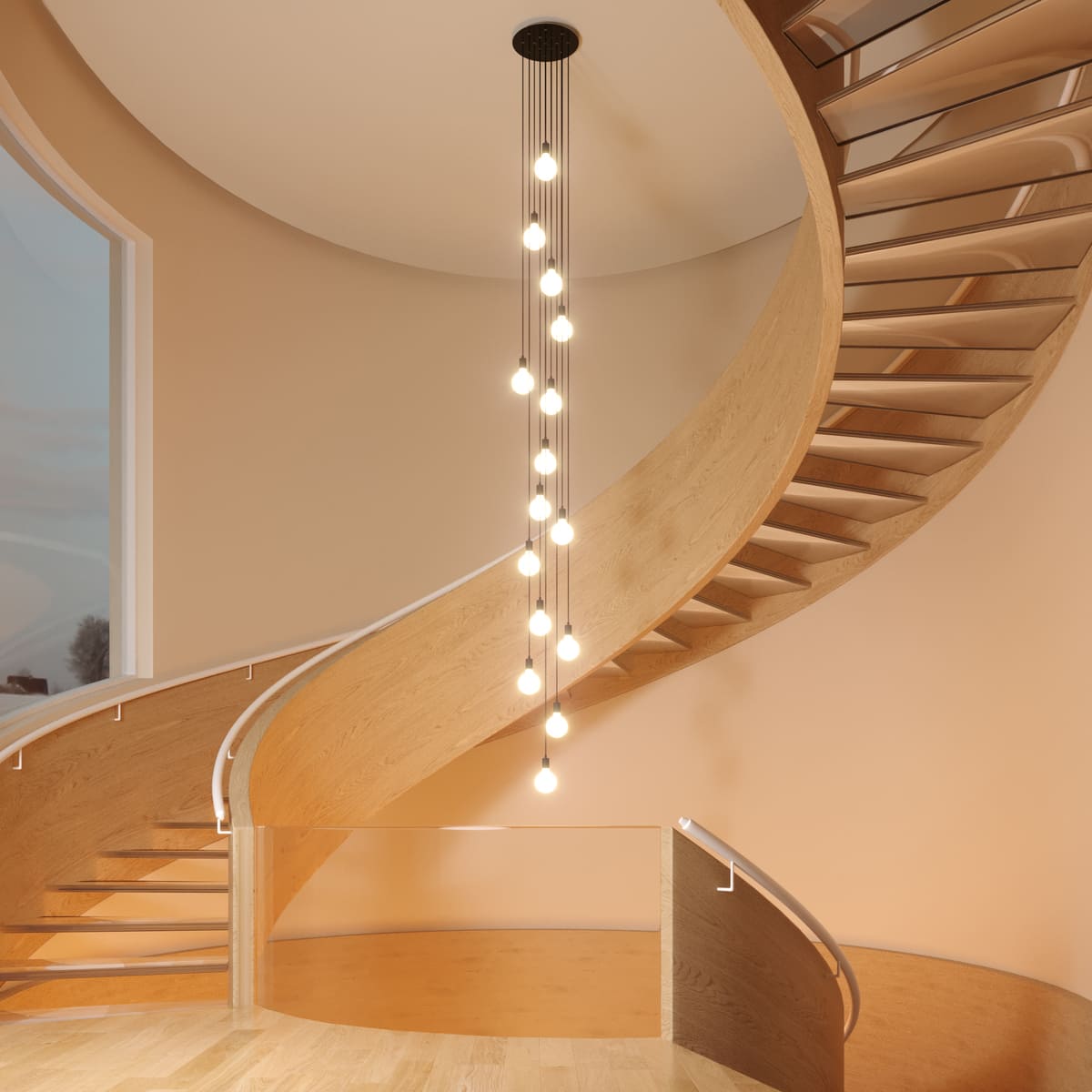 Guía para la iluminación de escaleras